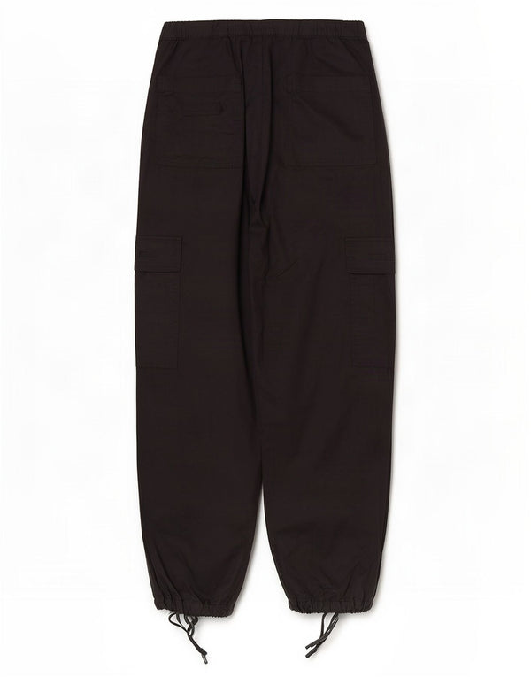 Zara Womens Joggers Cargo Trousers Small W26 L26 Black Cotton