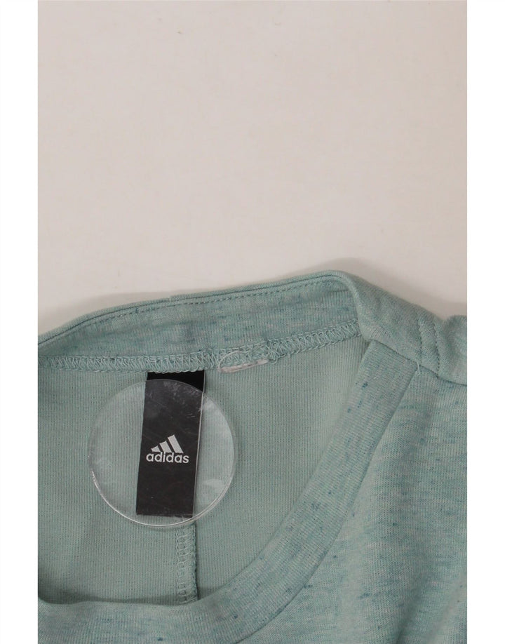 Γυναικείο φούτερ ADIDAS Oversized Jumper UK 14 Medium Green Flecked