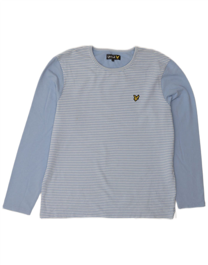 Lyle & Scott ανδρικό μπλουζάκι μακρυμάνικο XL μπλε ρίγα