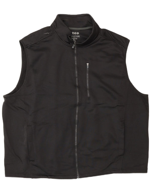 Ανδρική Αμάνικη αθλητική φόρμα Izod Top Jacket 3XL Μαύρο Πολυεστέρας