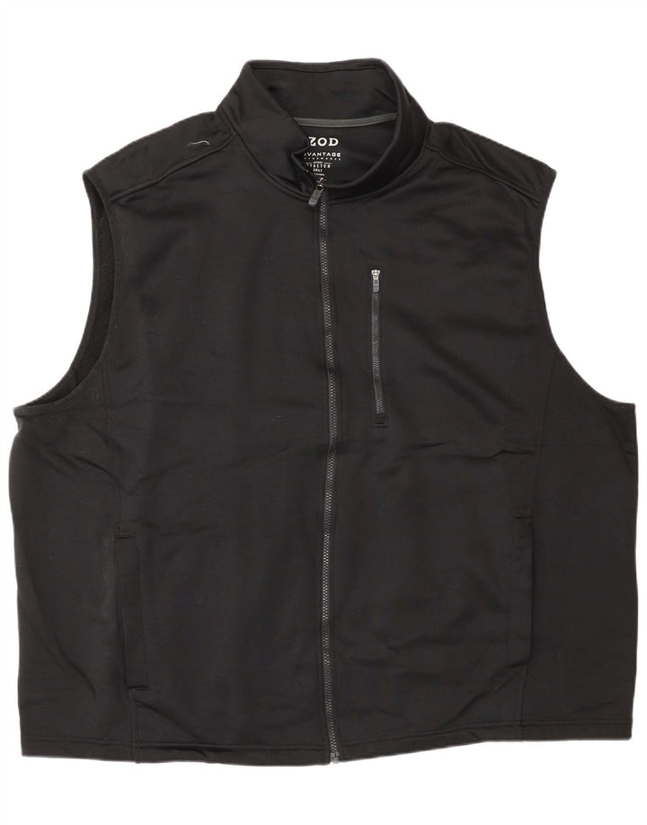 Ανδρική Αμάνικη αθλητική φόρμα Izod Top Jacket 3XL Μαύρο Πολυεστέρας