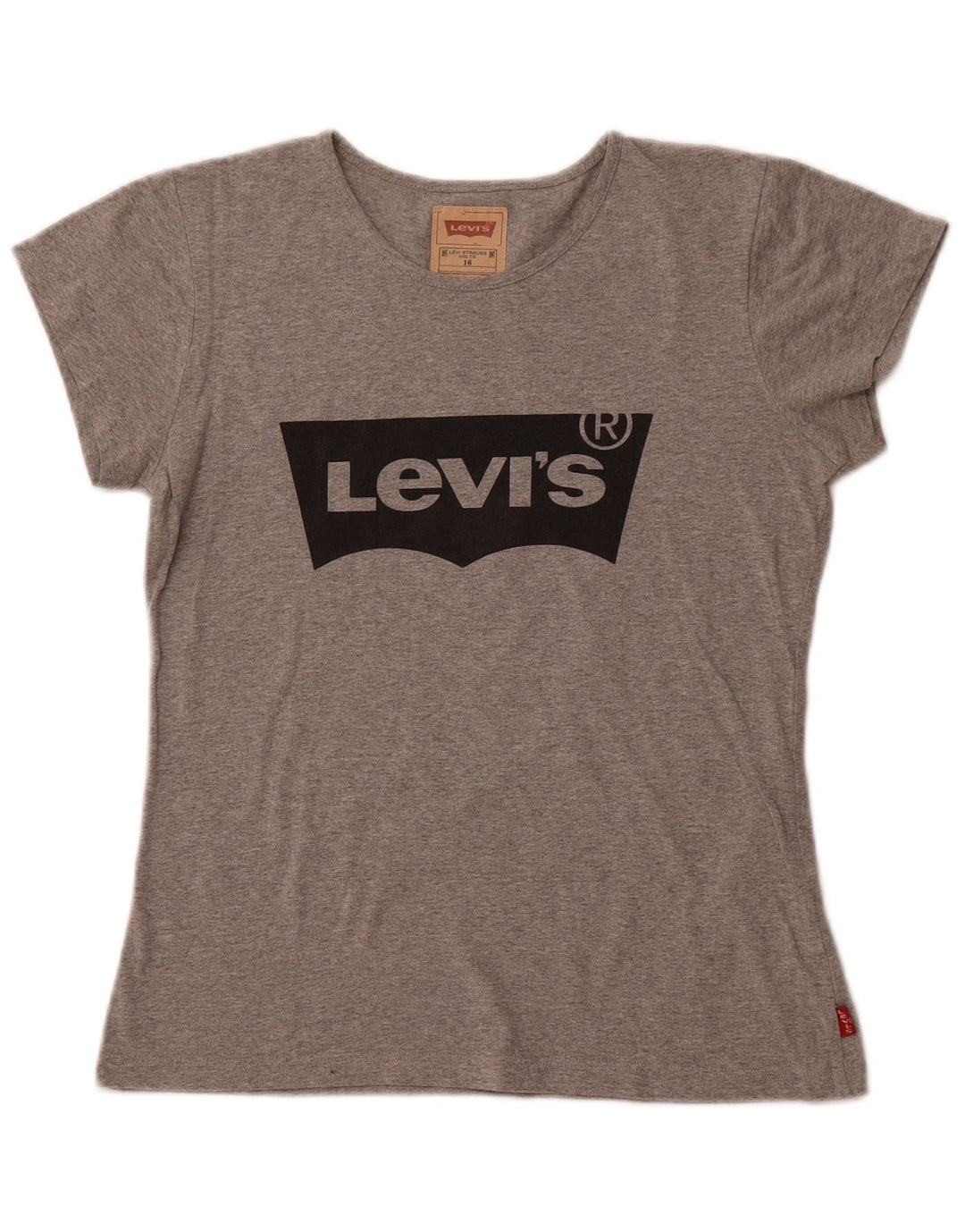 Γραφικό T-Shirt για κορίτσια LEVI'S Top 15-16 ετών Γκρι Πολυεστέρας