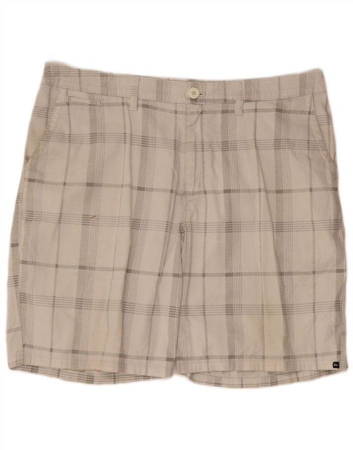 QUIKSILVER Ανδρικό σορτς Chino W38 XL Λευκό βαμβακερό