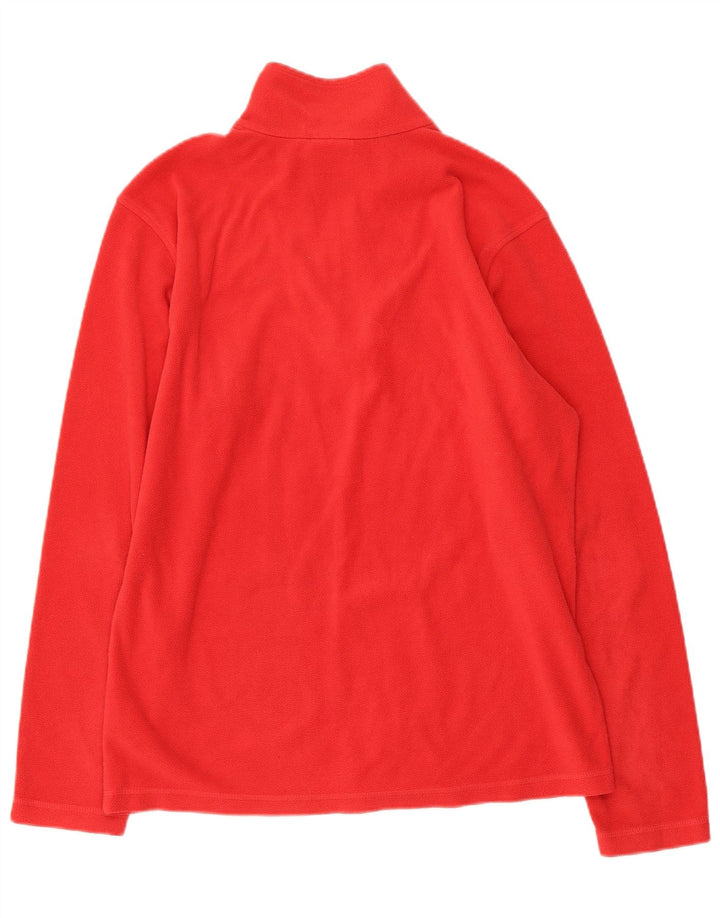 DIADORA Ανδρικό φερμουάρ Fleece Jumper Μεγάλο Κόκκινο Πολυεστέρας
