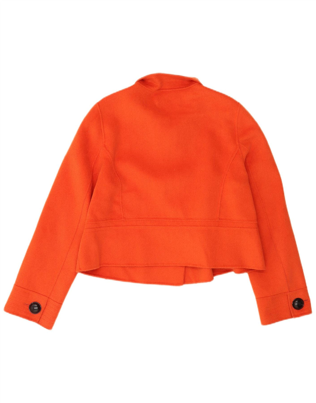 Jaeger Γυναικείο μπουφάν Bolero με 3 κουμπιά UK 12 Medium Orange Angora