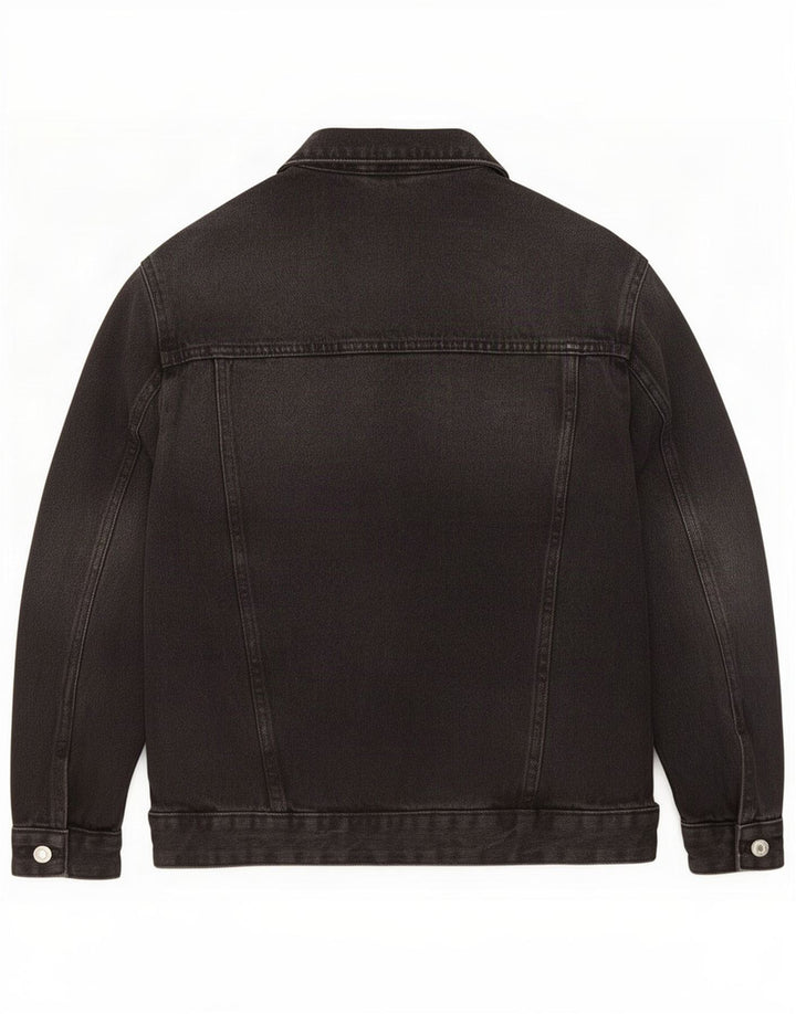 Zara Girls Denim Jacket 13-14 Years Μαύρο