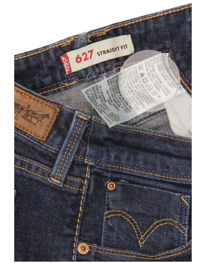 Γυναικείο Levi's 627 Straight Jeans W30 L29 Μπλε Βαμβακερό