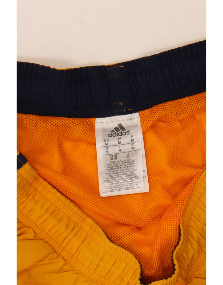 Ανδρικό σορτς κολύμβησης Adidas σε μεσαίο κίτρινο νάιλον