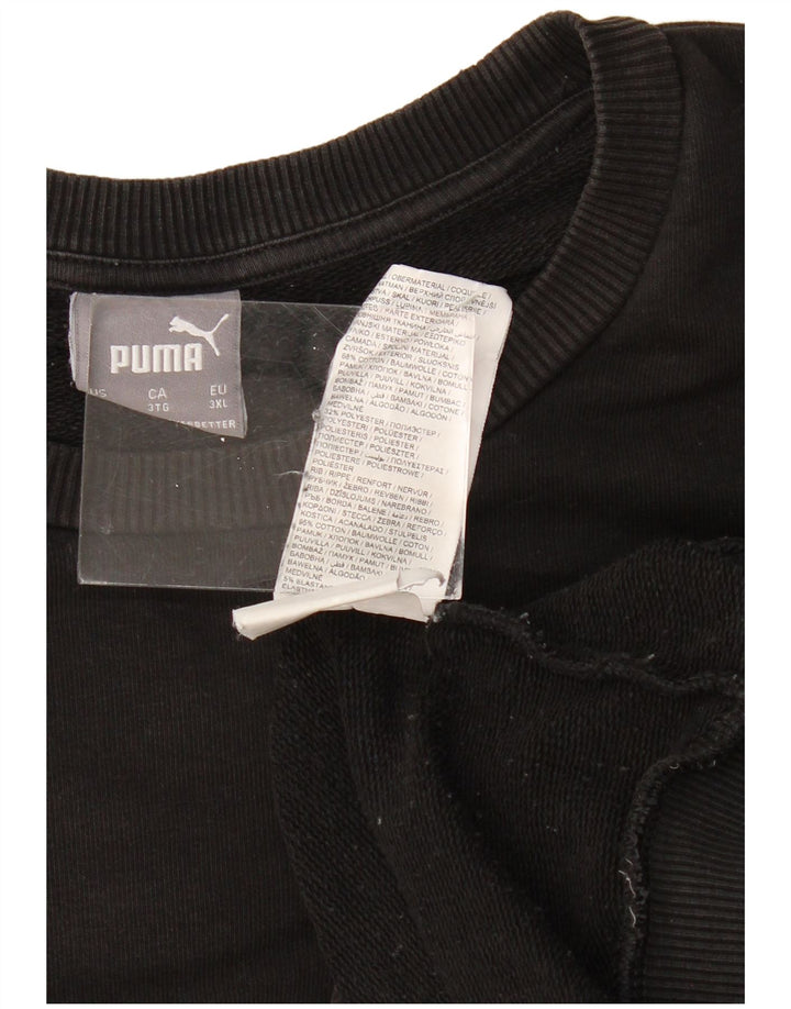Ανδρικό γραφικό φούτερ PUMA Jumper 3XL Μαύρο βαμβακερό