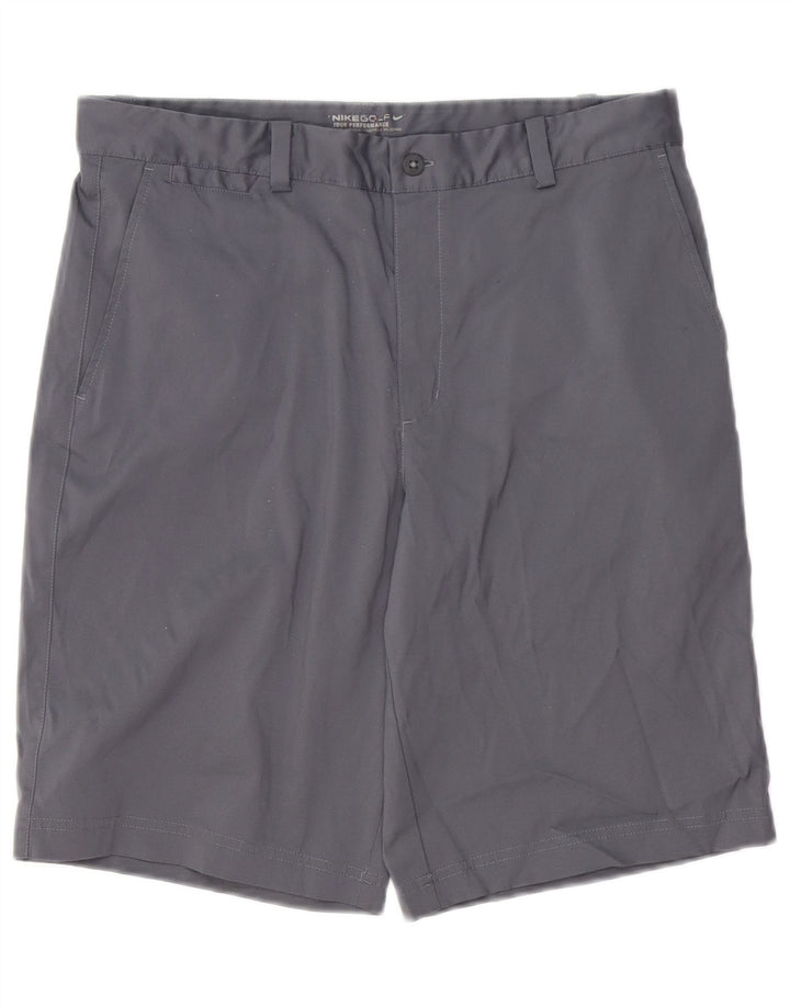 Ανδρικό σορτς Chino Nike Dri Fit W32 από μεσαίο γκρι πολυεστέρα