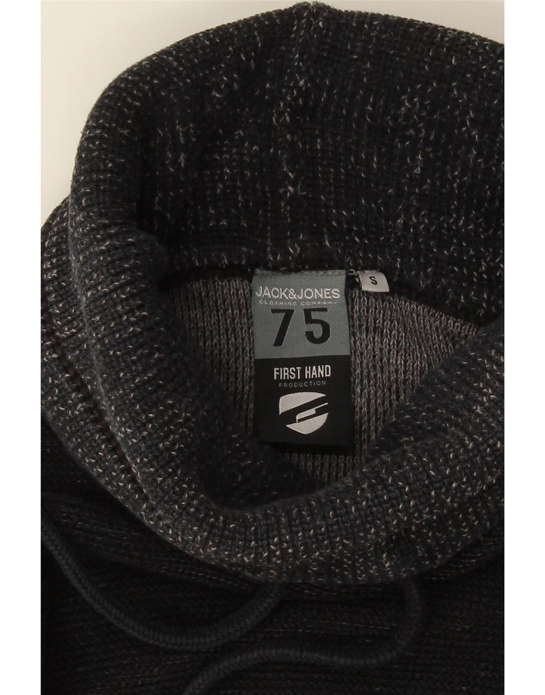 JACK & JONES Ανδρικό πουλόβερ με ρολό λαιμόκοψη μικρό γκρι