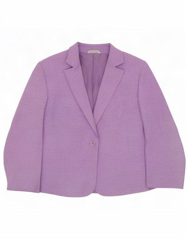 Marks & Spencer Γυναικείο Μπουφάν 1 Button Blazer UK 12 Medium Purple