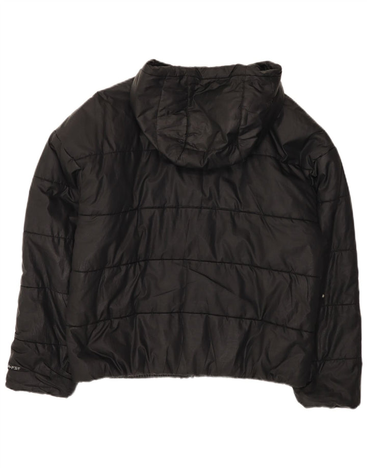 Γυναικείο σακάκι Nike Therma-Fit μεγάλου μεγέθους με επένδυση UK 10 μικρό μαύρο πολυεστέρα