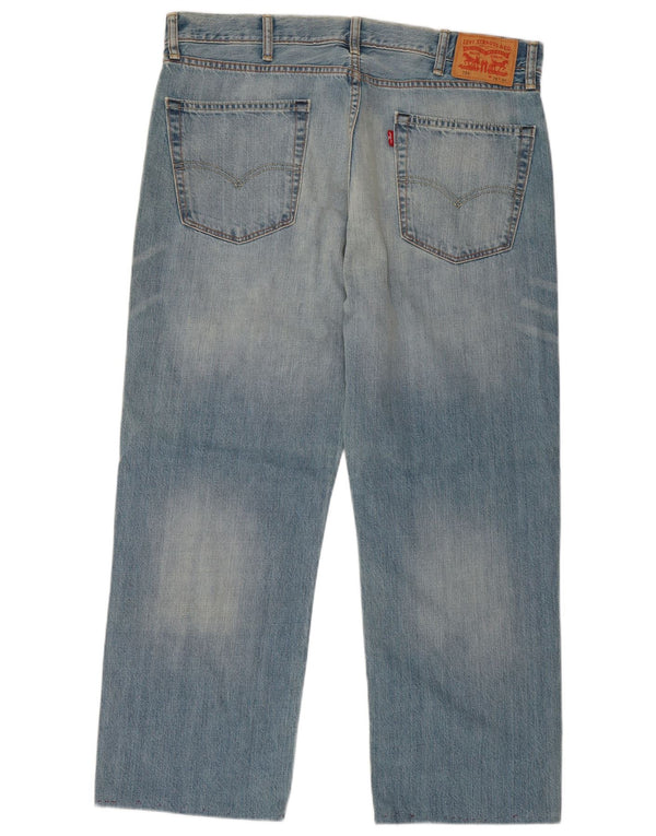 LEVI'S Γυναικείο 751 Crop Straight Jeans W38 L26 Μπλε Βαμβακερό