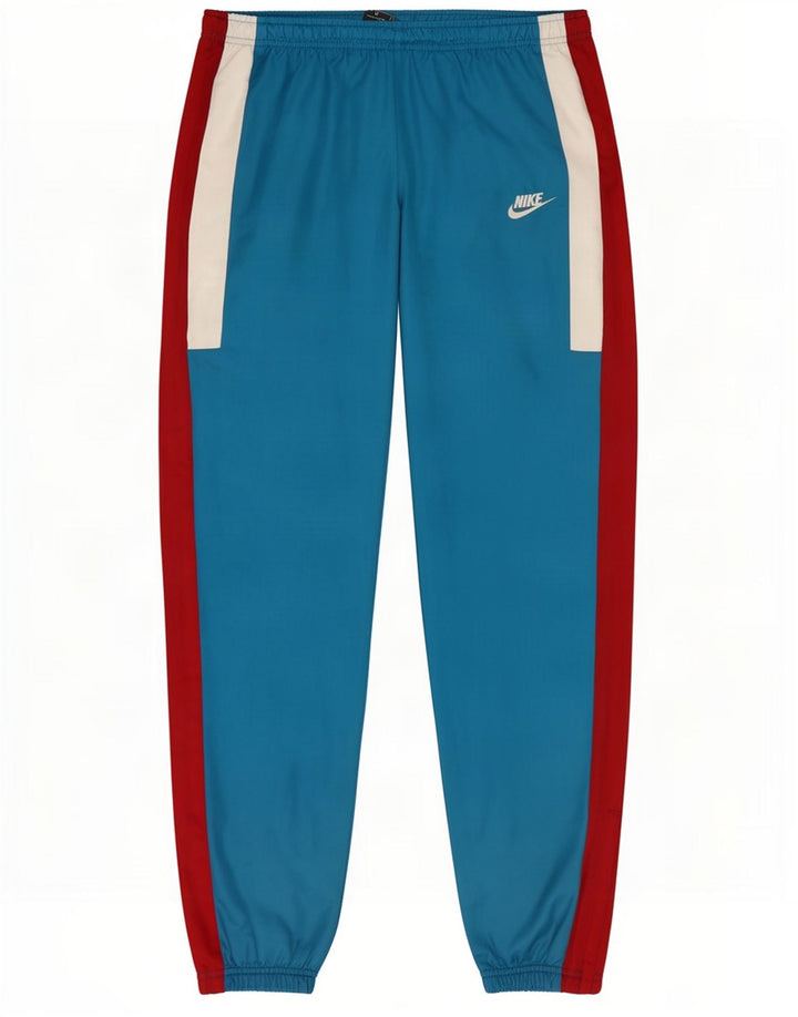 Ανδρική φόρμα Nike Παντελόνι Joggers Small Blue Colourblock Πολυεστέρας