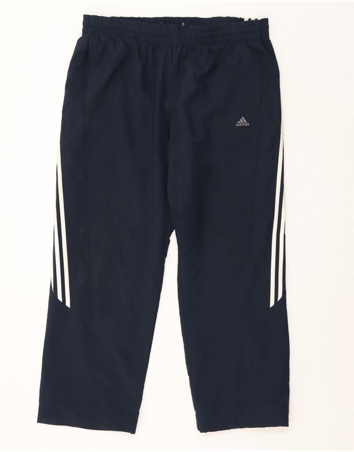 Ανδρική αθλητική φόρμα Adidas Climalite Παντελόνι Μεγάλο Navy Blue Polyester
