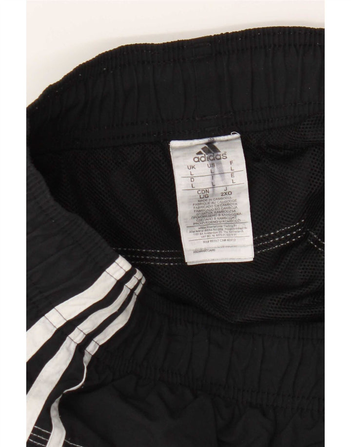 Ανδρικό σορτς κολύμβησης Adidas μεγάλο μαύρο πολυαμίδιο