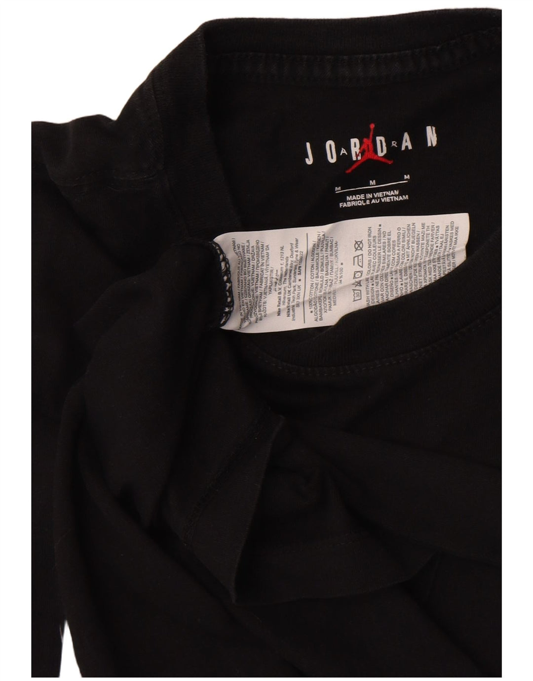 Jordan Ανδρικό T-Shirt Air Graphic Top Μεσαίο μαύρο βαμβακερό