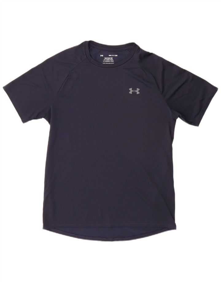 Under Armour Ανδρικό T-Shirt Top Small Navy Blue Polyester
