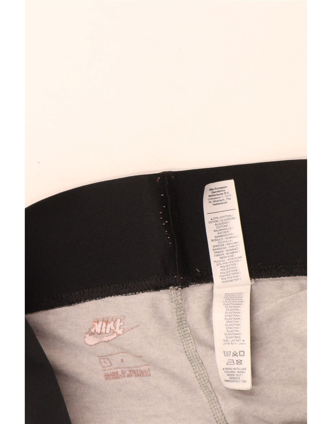 Γυναικεία γραφικά κολάν NIKE UK 16 Large Grey Cotton