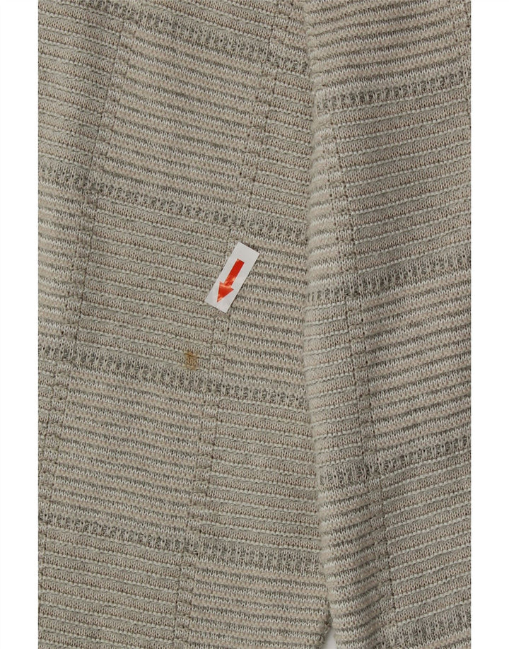 Ανδρικό πουλόβερ ζακέτα Demiro IT 54 XL Γκρι γεωμετρικό βαμβάκι