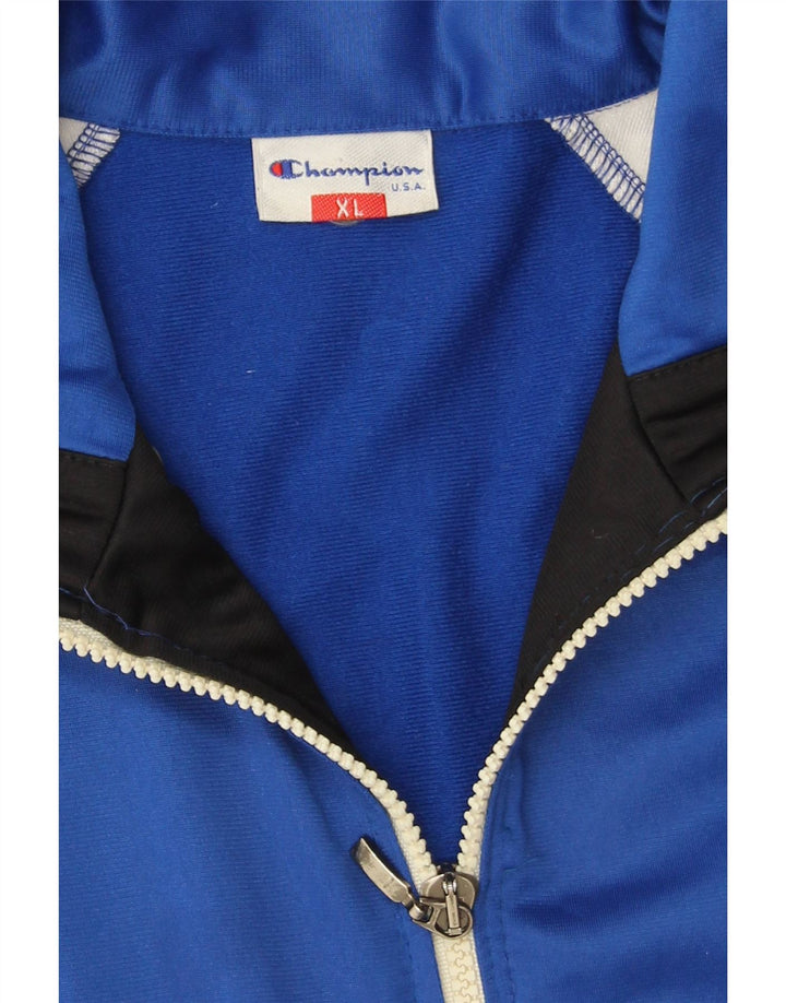 Ανδρική φόρμα Champion Top Jacket XL Blue Colourblock Polyester