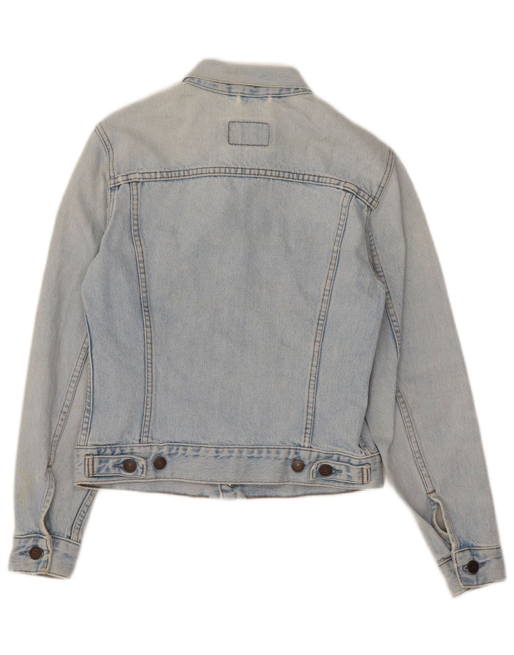 Γυναικείο τζιν μπουφάν Levi's Crop UK 10 Small Blue Cotton