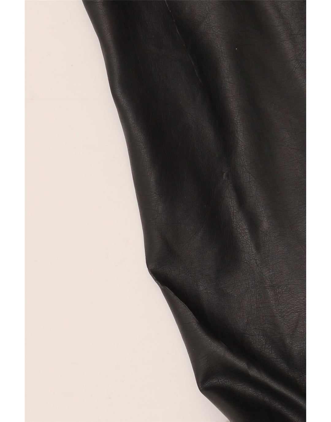 French Connection Γυναικείο Crop Biker Jacket UK 6 XS Μαύρο Πολυουρεθάνη