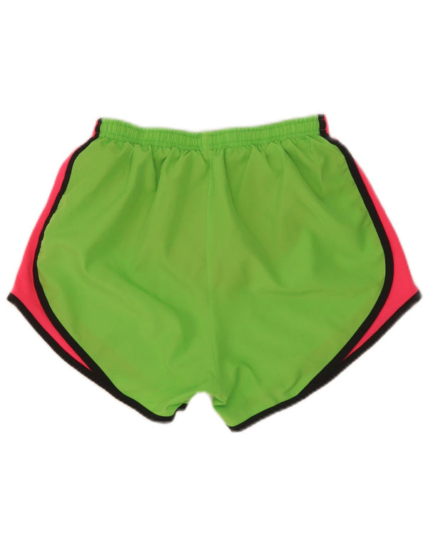 Γυναικείο αθλητικό σορτς Nike Dri Fit UK 6 XS Green Colourblock