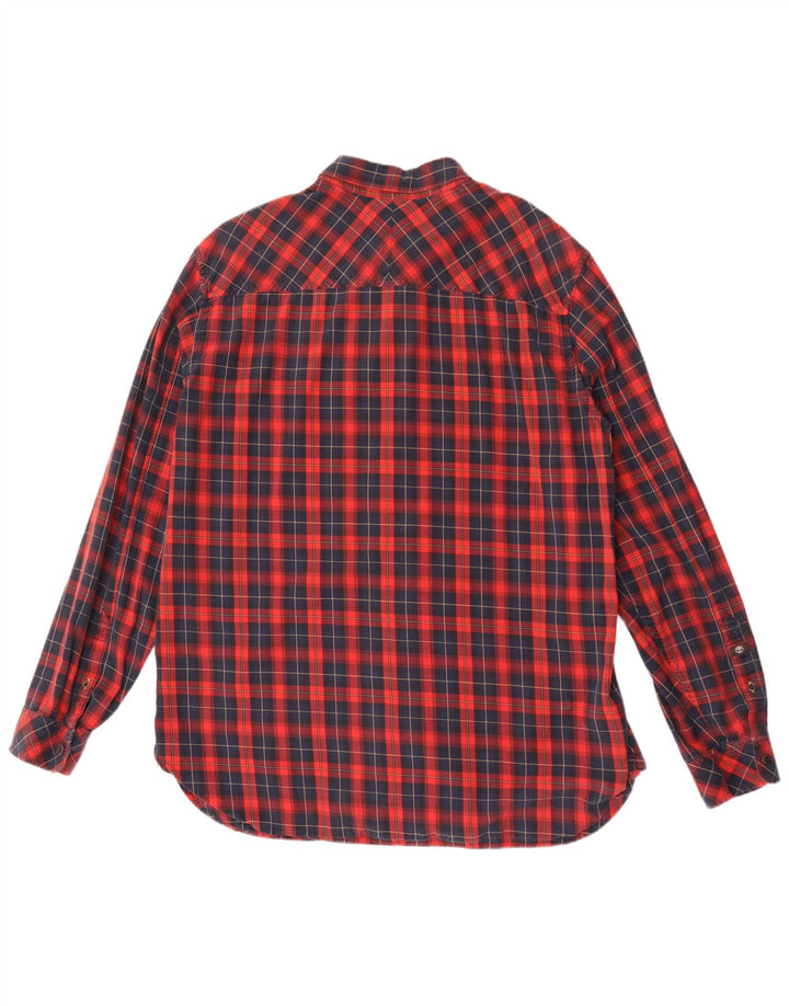 Ανδρικό πουκάμισο Timberland Slim Fit 2XL Red Check Cotton