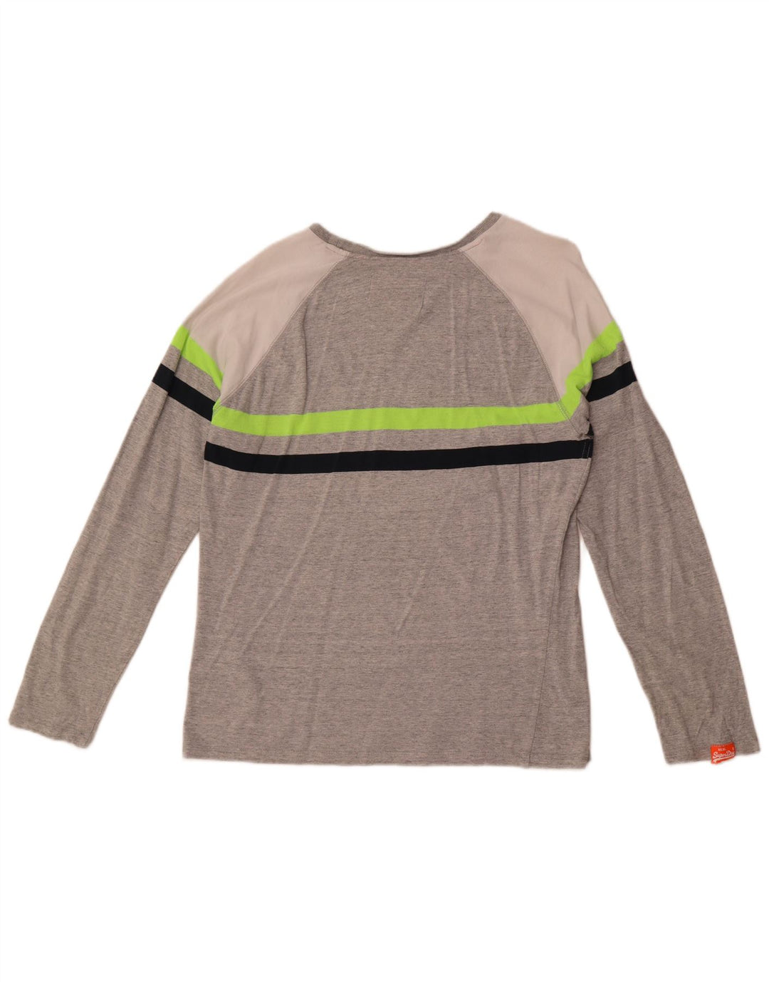 Ανδρικό μπλουζάκι Superdry, μακρυμάνικο, μεσαίο γκρι, βαμβακερό