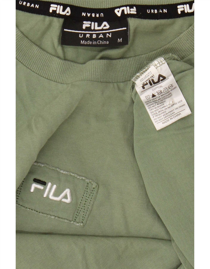 Ανδρικό T-Shirt Fila Top Medium Khaki Βαμβακερό