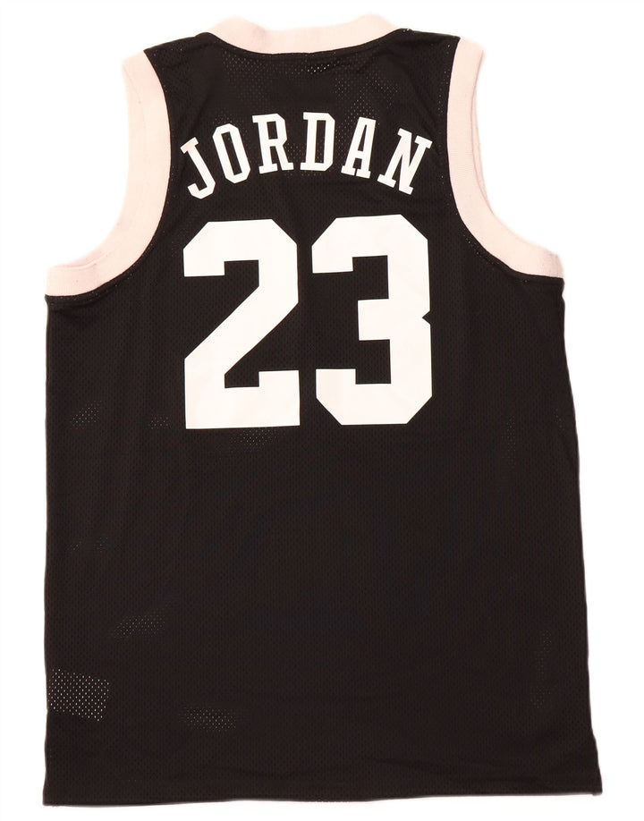 JORDAN Ανδρικό γραφικό γιλέκο Top Medium Black Colourblock Polyester Sports