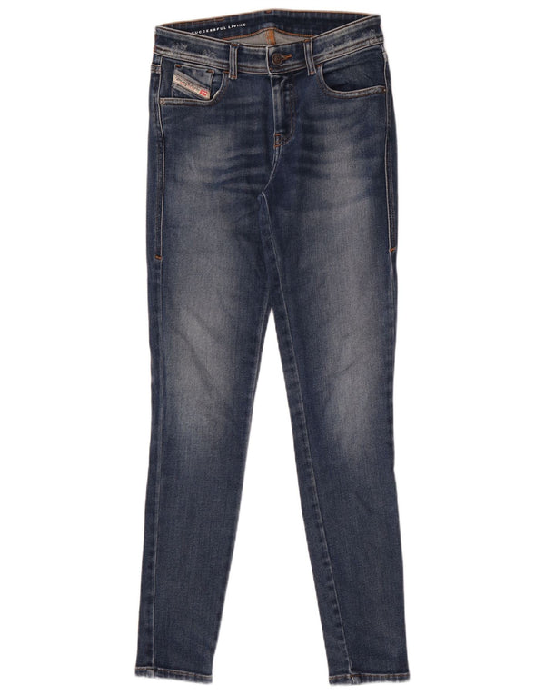 Diesel Γυναικείο Skinny Jeans W26 L30 Μπλε βαμβακερό