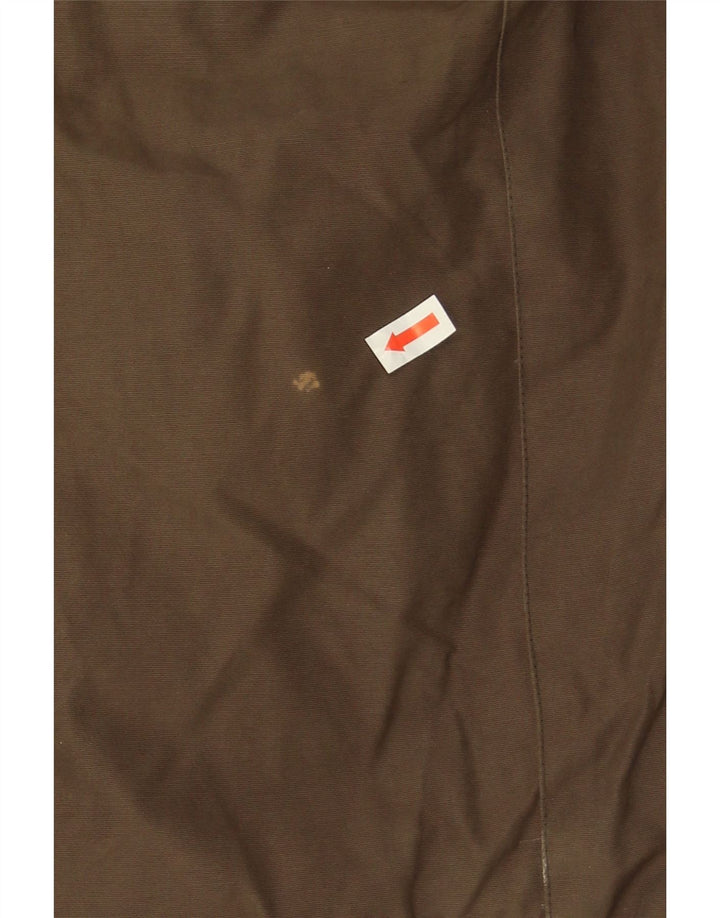 WOOLRICH Womens Hooded Padded Coat UK 14 Medium Brown Cotton Vintage Woolrich and Second-Hand Woolrich from Messina Hembry 