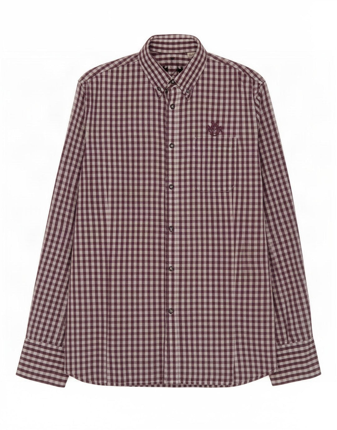 Ανδρικό πουκάμισο Diesel Μεγάλο Μωβ βαμβακερό Gingham