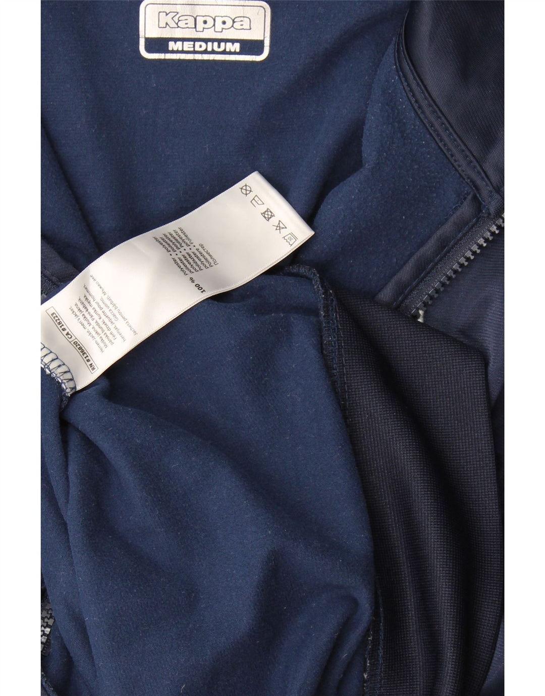 Ανδρική φόρμα με γραφικό φόρμα Kappa Top Jacket Medium Navy Blue Polyester