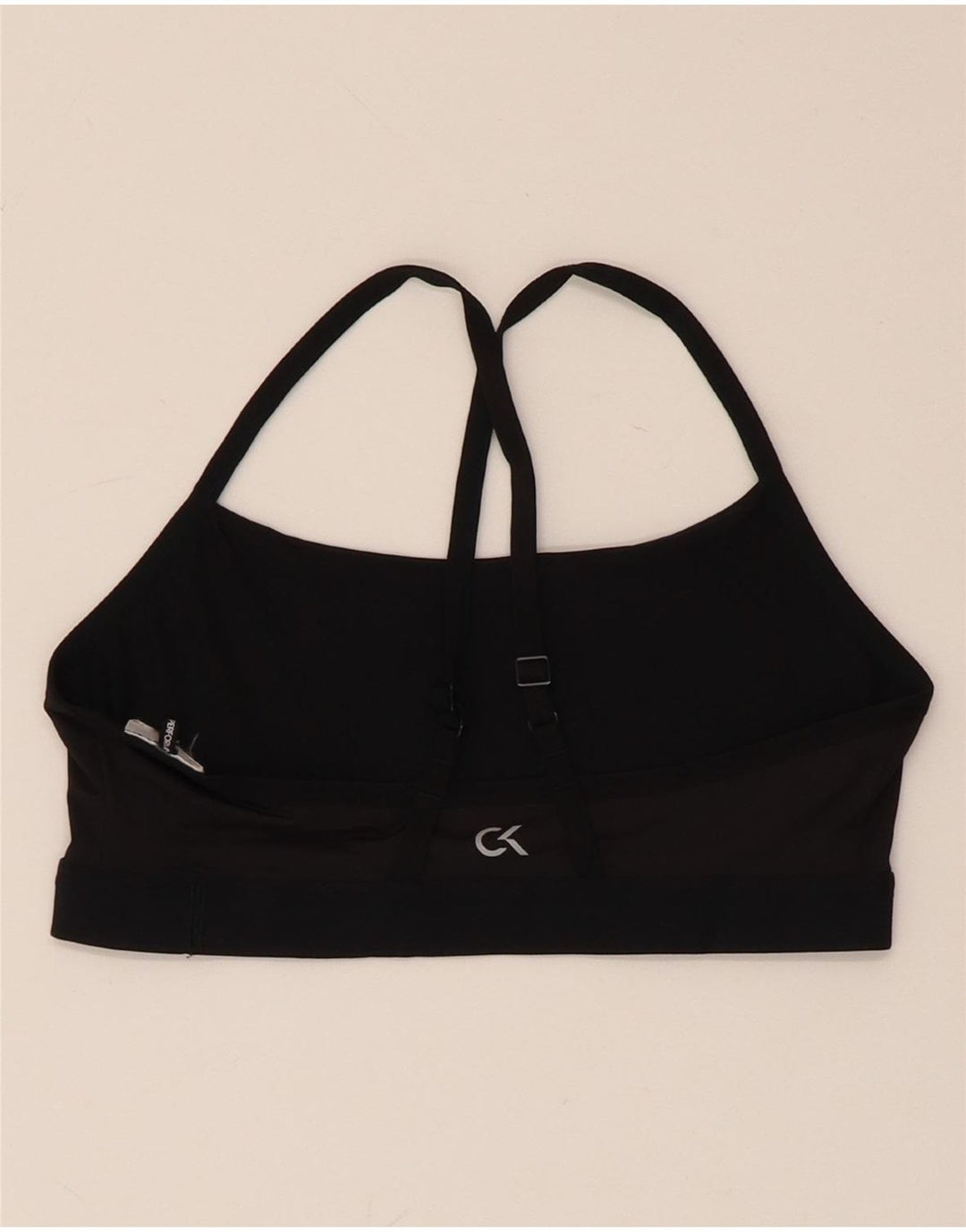 Γυναικείο γραφικό αθλητικό σουτιέν CALVIN KLEIN Top UK 8 Small Black