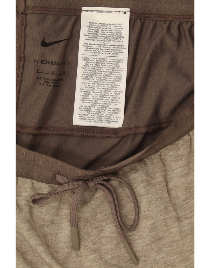 Ανδρική φόρμα γυμναστικής Nike Therma-Fit Παντελόνι με μεγάλο γκρι πολυεστέρα