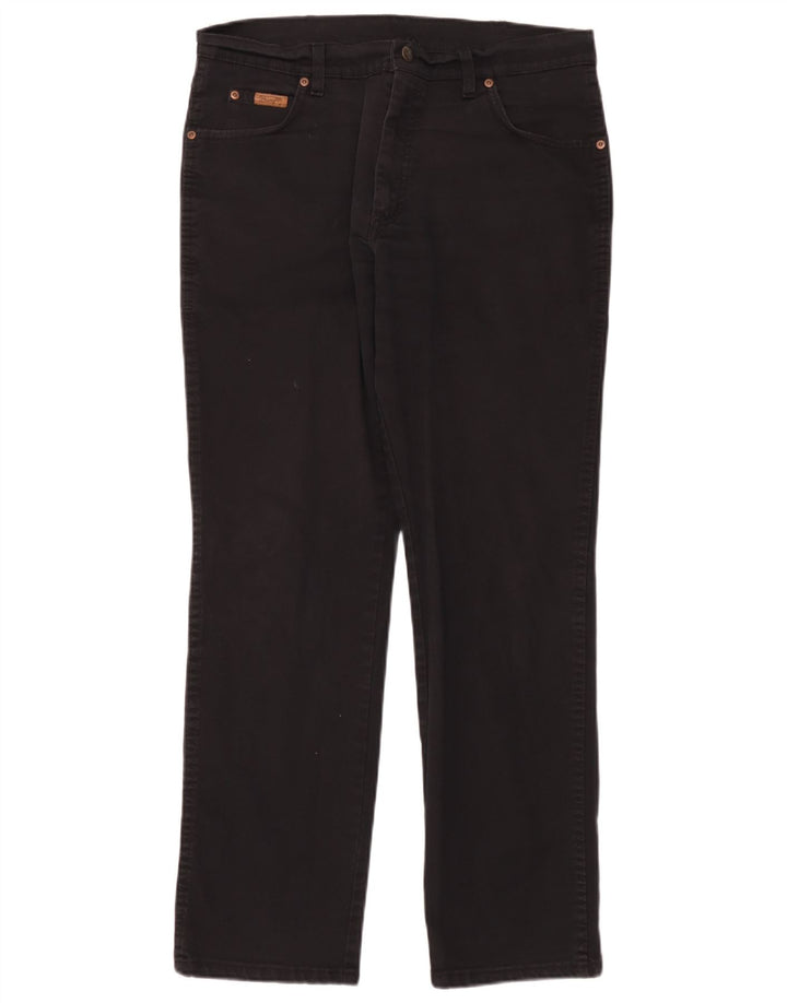 Wrangler Ανδρικό Texas Straight Jeans W36 L32 Μαύρο βαμβακερό