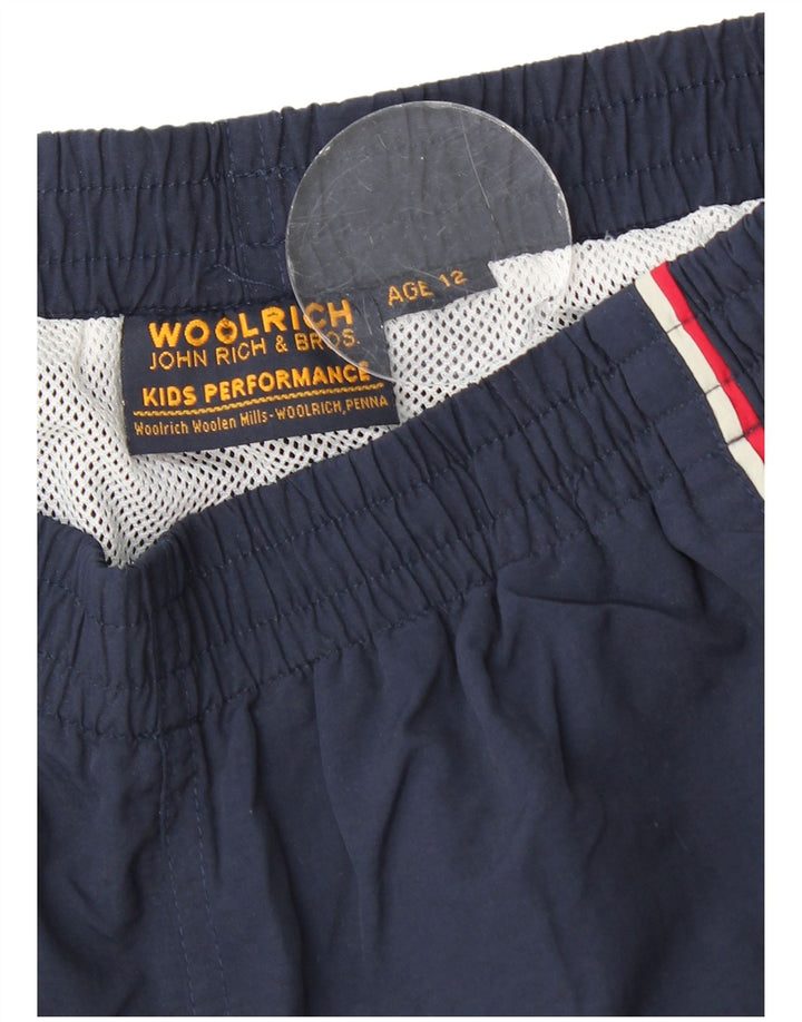 Woolrich Boys Swimming Short 11-12 Years Navy Blue Nylon