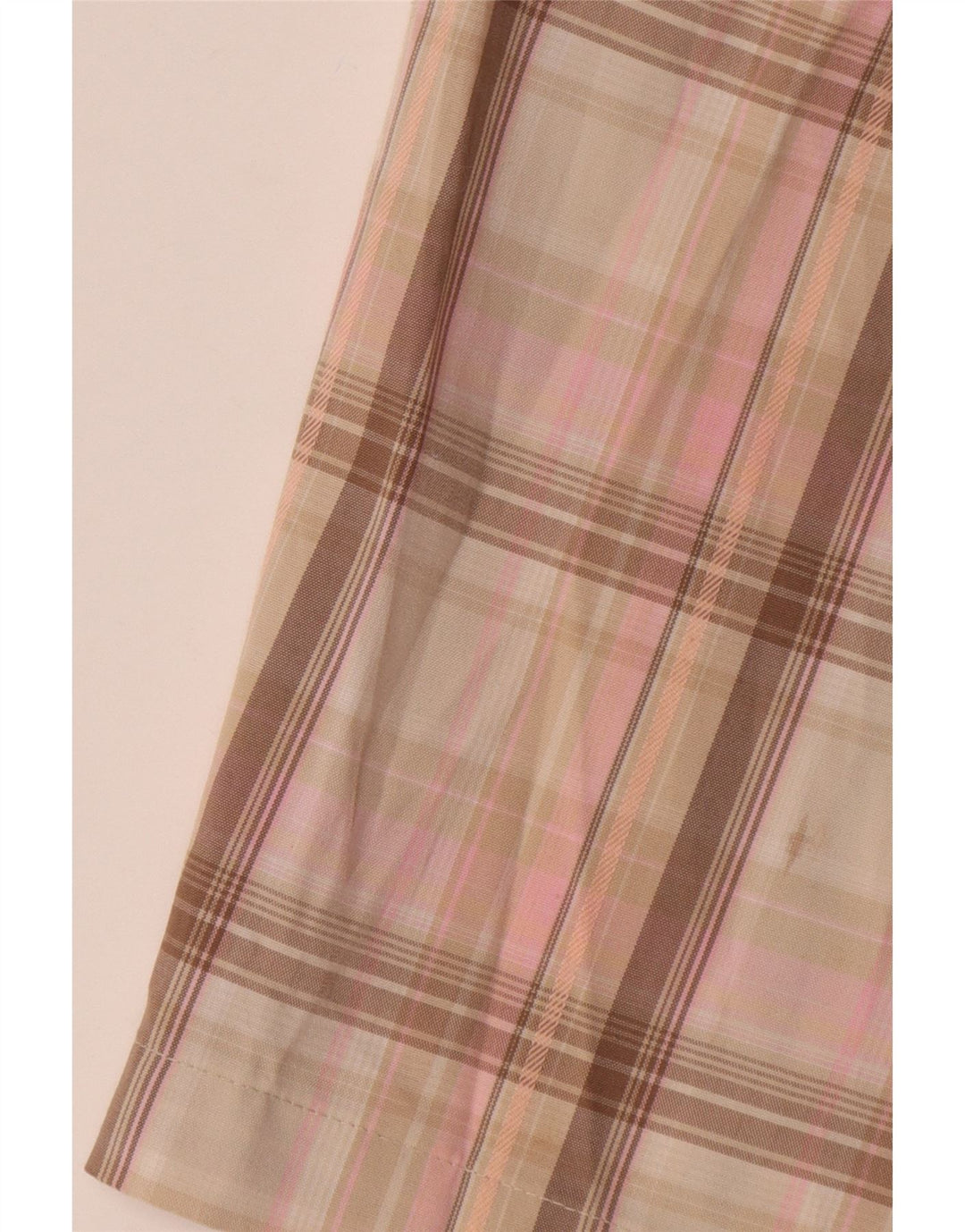 Izod Γυναικείο σορτς Chino US 8 Medium W32 Pink Check Polyester