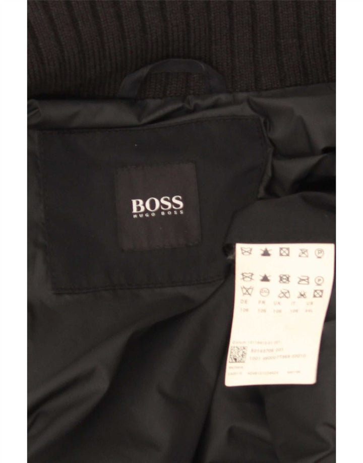 Ανδρικό πανωφόρι Hugo Boss UK 42 XL Μαύρο Πολυεστέρας