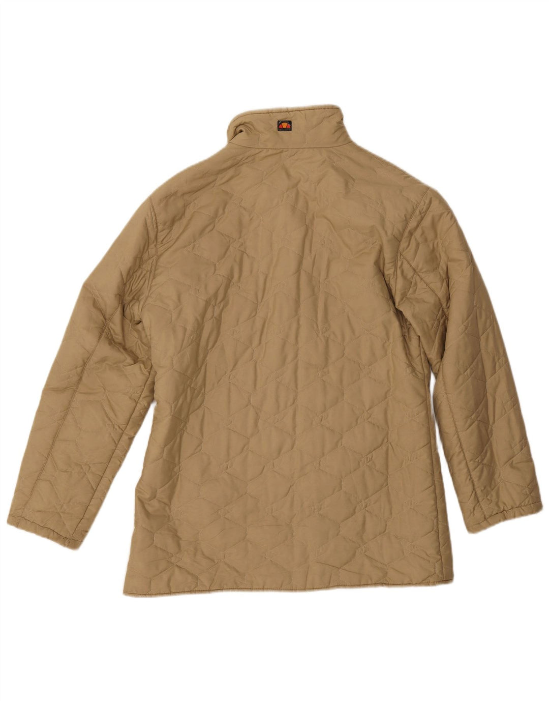Ellesse Γυναικείο Υπερμεγέθη Καπιτονέ μπουφάν UK 10 Small Beige Polyester