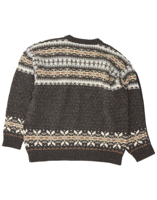 Ανδρικό πουλόβερ Lerros Crew Neck Jumper Large Grey Fair Isle
