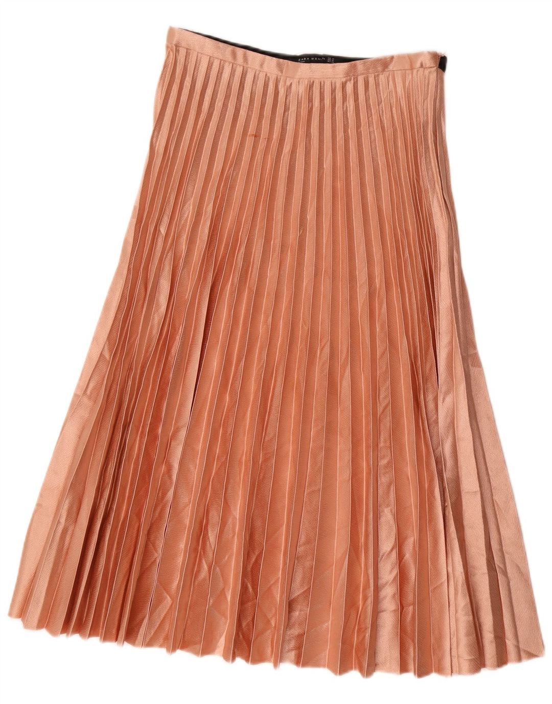 Zara Γυναικεία Πλισέ Φούστα Μεσαία W28 Ροζ