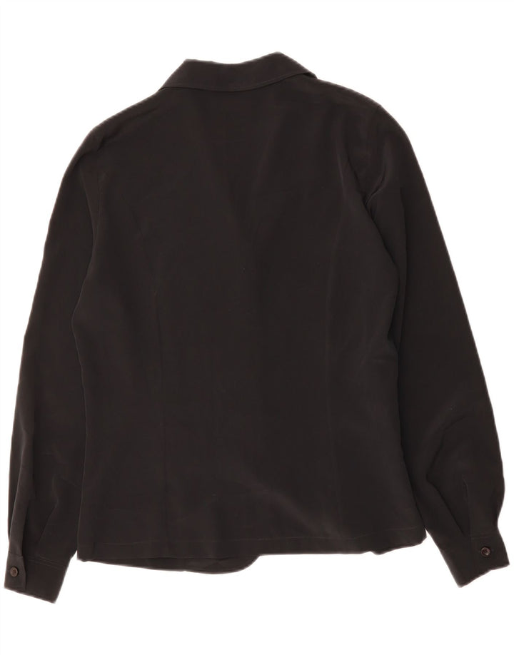 RENATO BALESTRA Γυναικείο πουκάμισο Μπλούζα IT 44 Μεσαίο Μαύρο Πολυεστέρα