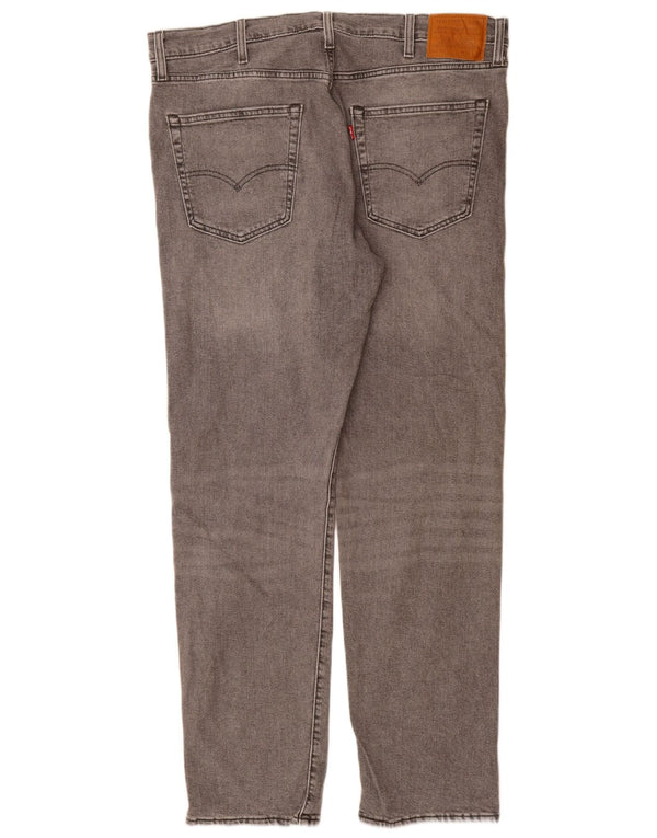 Levi's Mens 502 Tapered Jeans W38 L34 Γκρι βαμβακερό