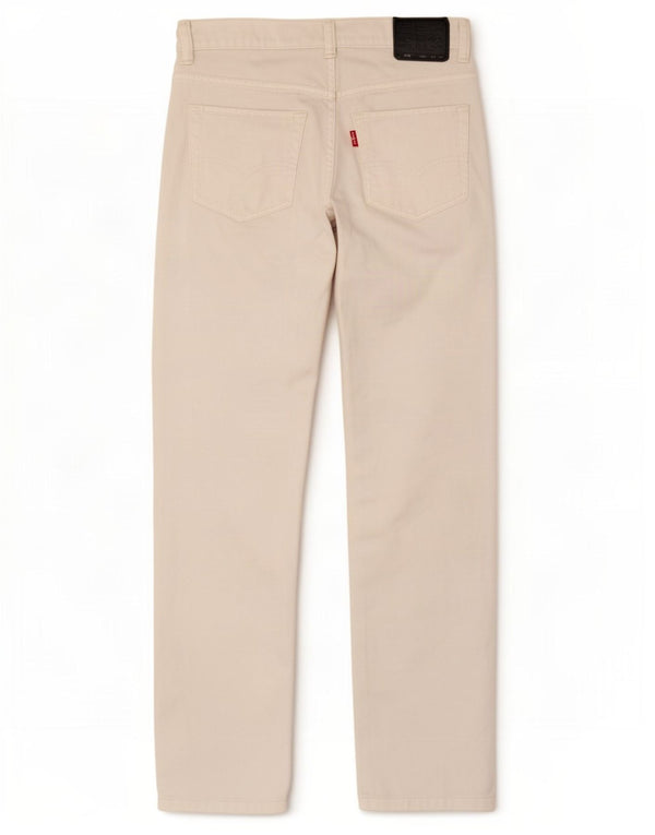 Levi's Boys 510 Super Skinny Jeans 13-14 ετών W27 L27 Λευκό βαμβακερό