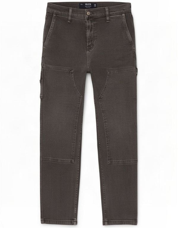 Hollister Womens Cargo Loose Jeans W30 L30 Grey Cotton